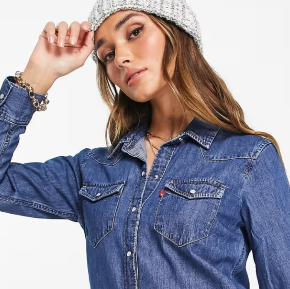 Levi's jean shirt